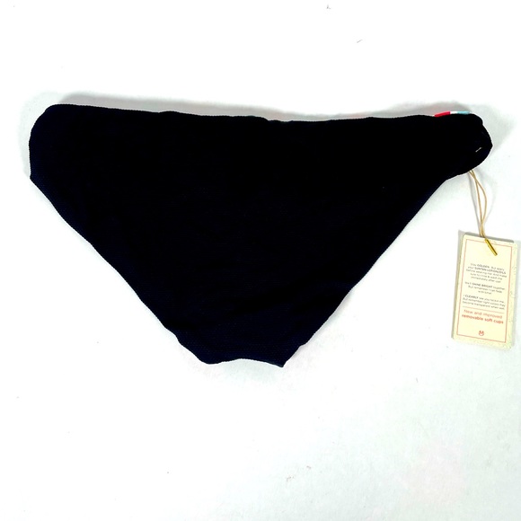 Maaji ReversibleSwim Bottoms Size Extra Large Black Blue Pink White - Picture 5 of 5